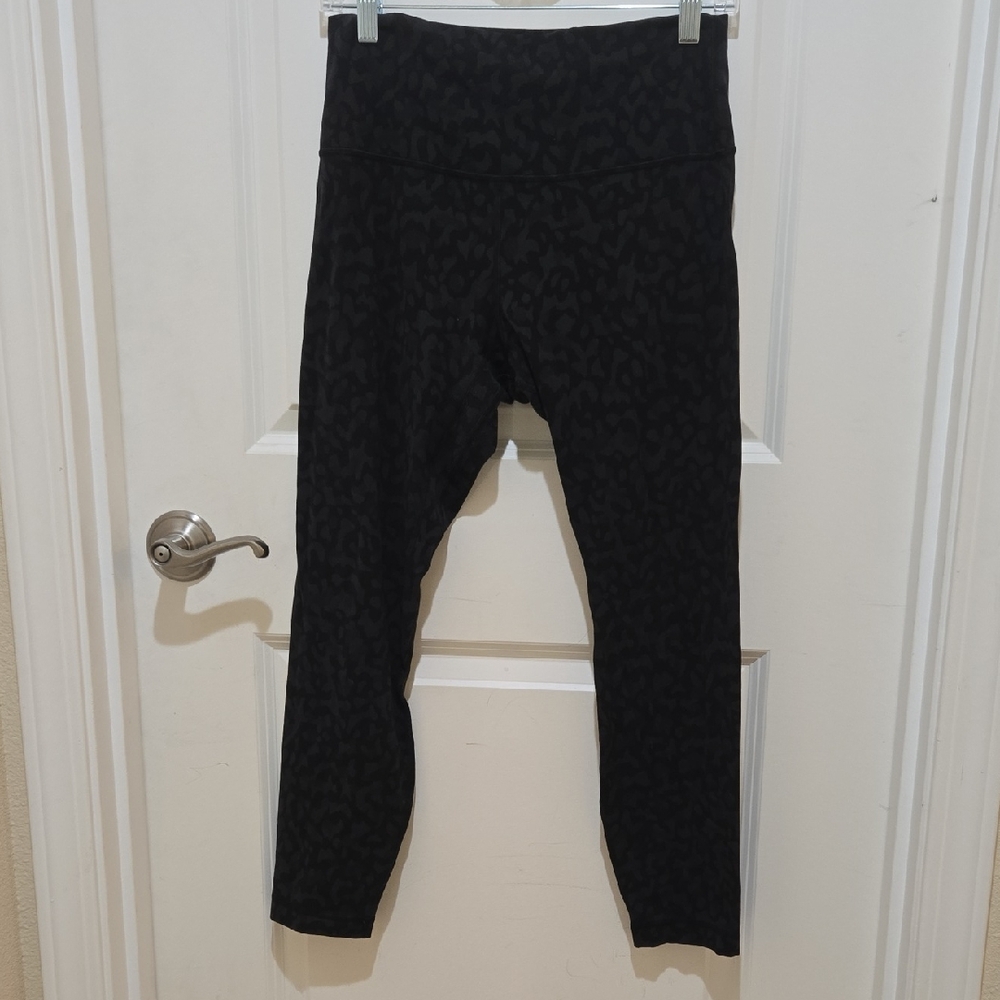 Lululemon Athletica Black Leggings Stretchy Full-Length
